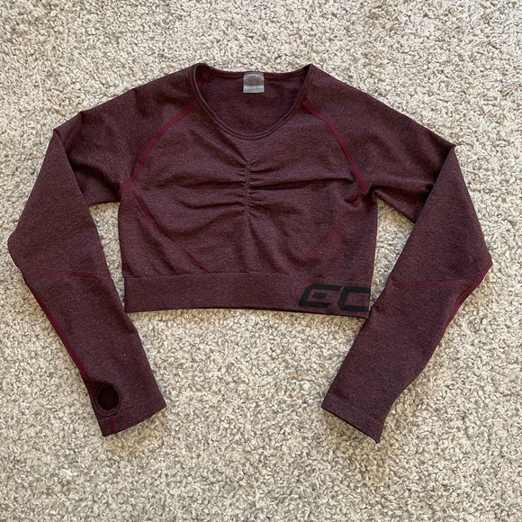Echt Arise Scrunch Longsleeve Crop Top - Picture 1 of 4
